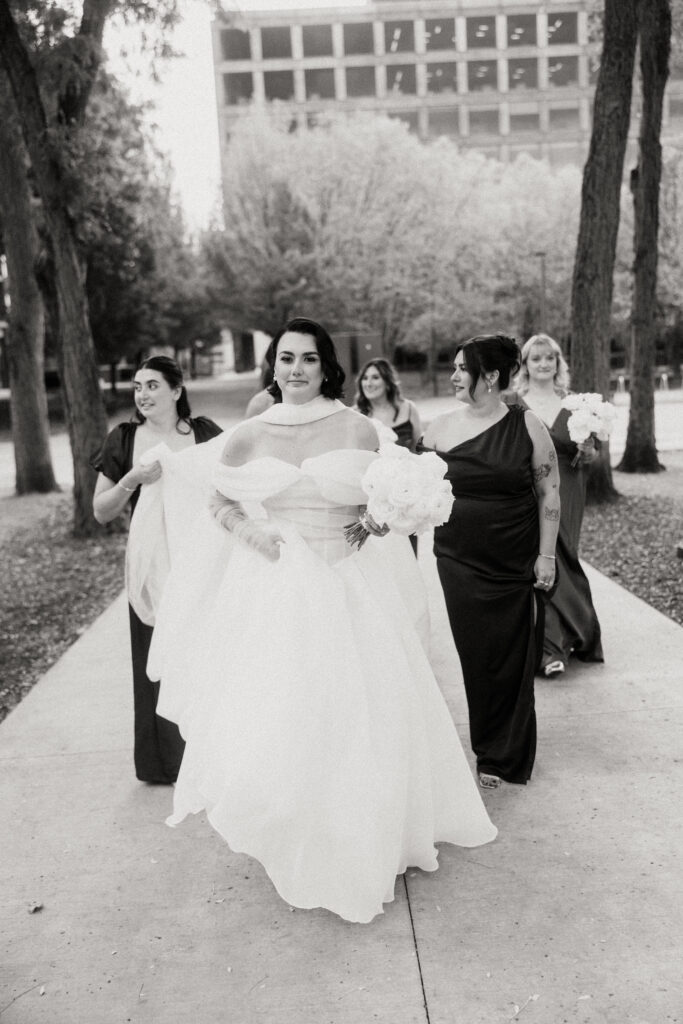 Wedding party at the Museum Lab Pittsburgh