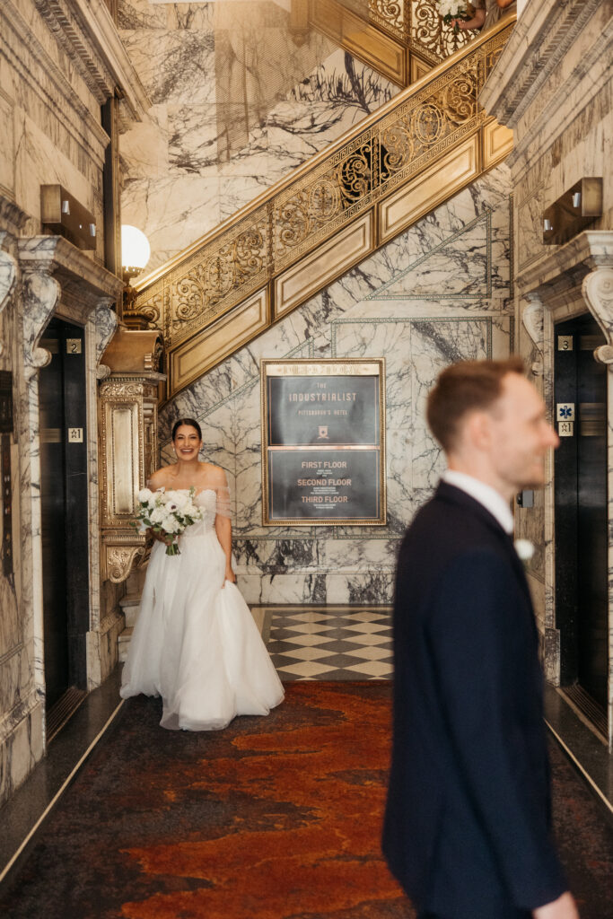 Downtown Pittsburgh wedding photography