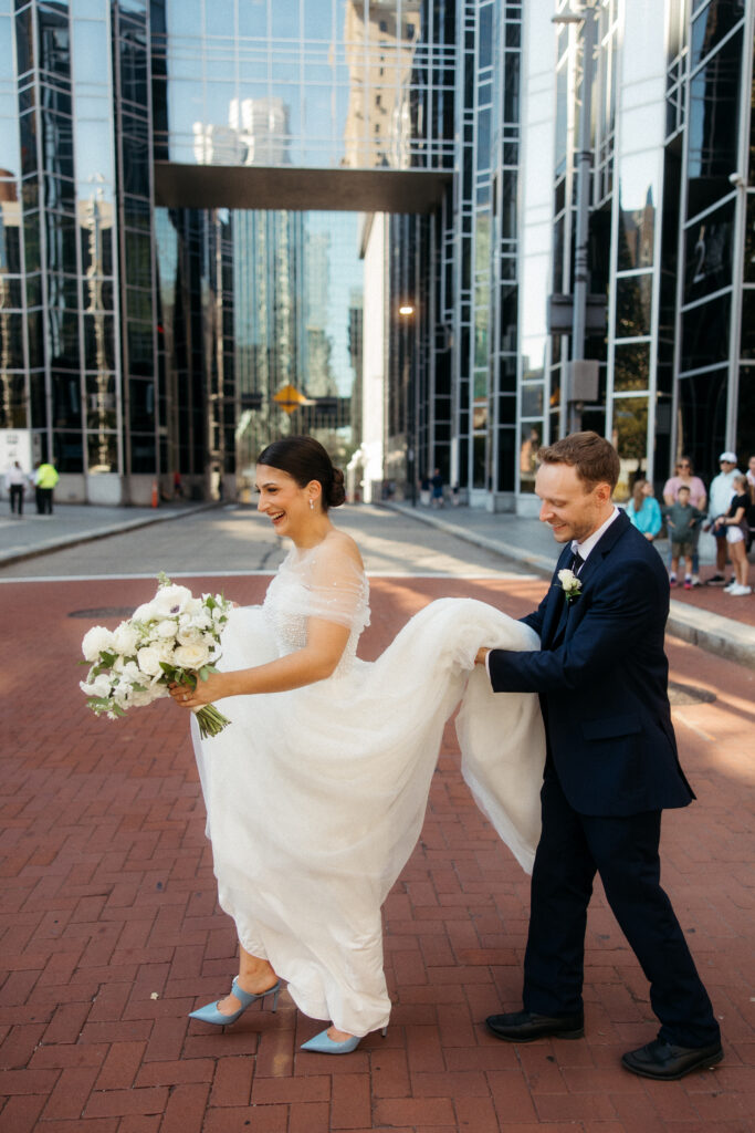 Downtown Pittsburgh wedding photography
