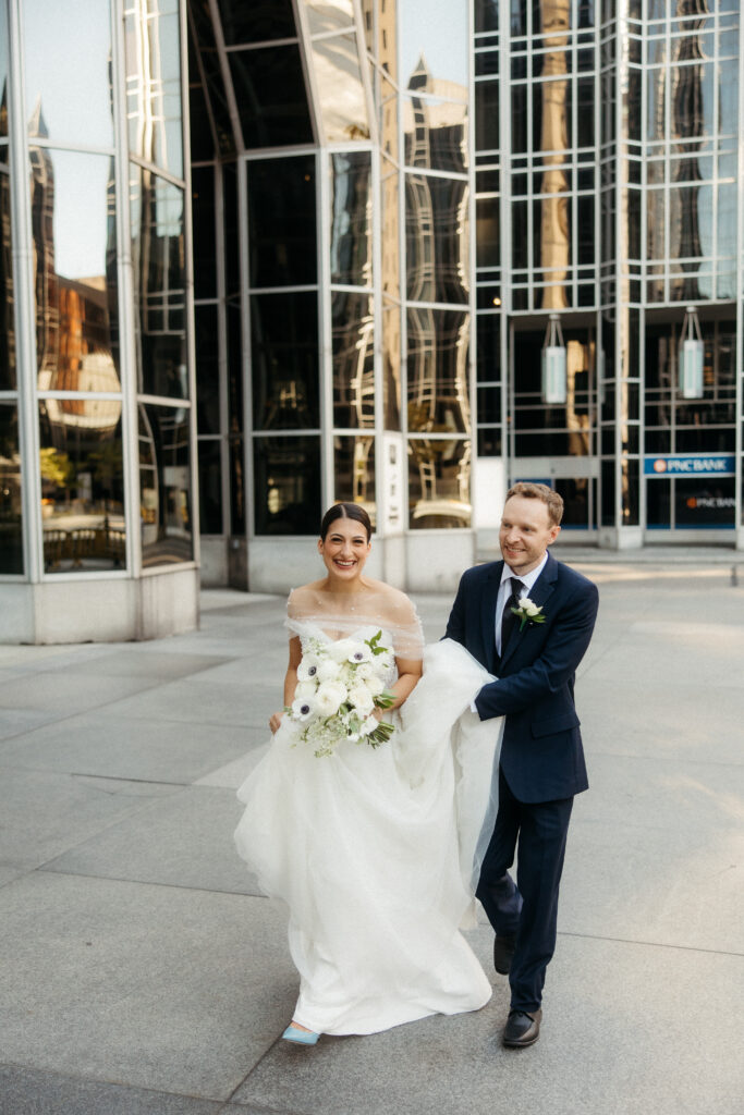 Downtown Pittsburgh wedding photography