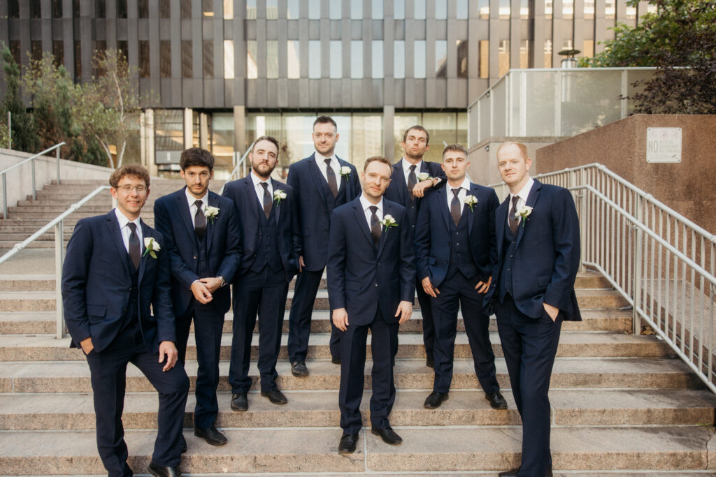 Pittsburgh wedding photography at PPG Wintergarden