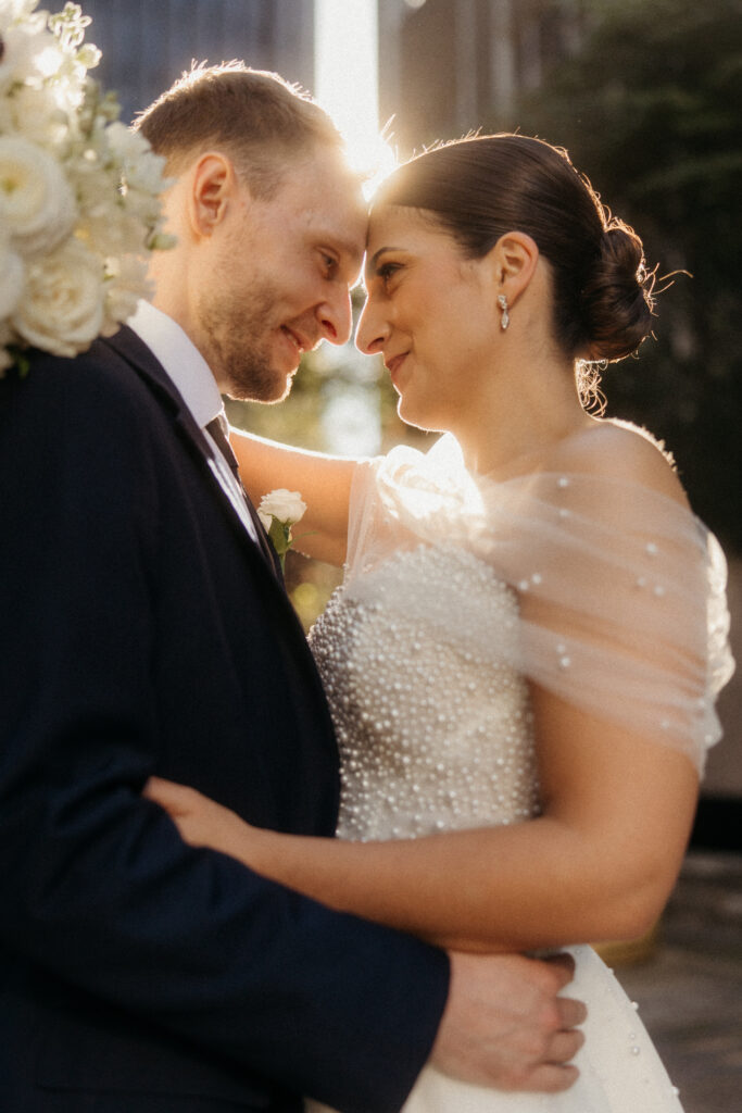 Pittsburgh wedding photography at PPG Wintergarden