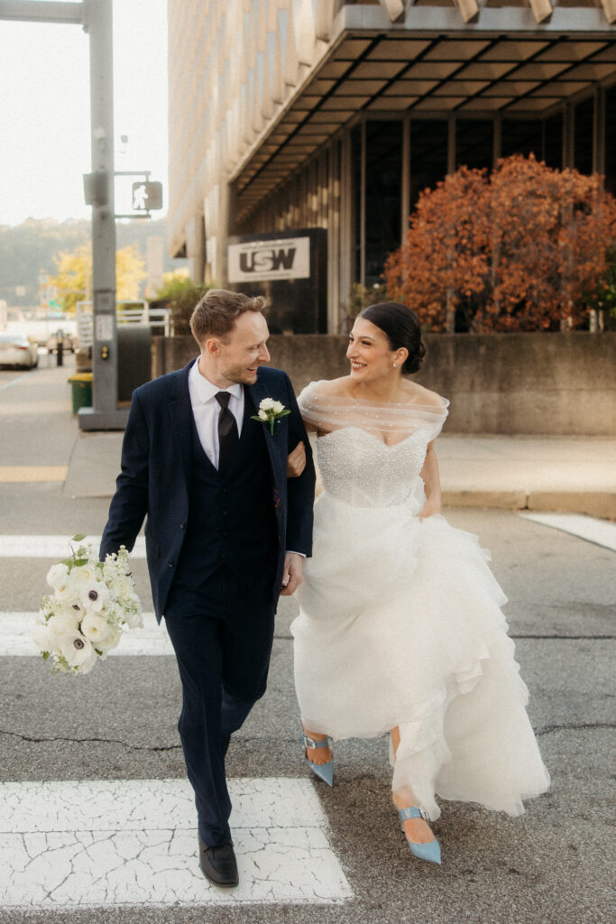 Pittsburgh wedding photography at PPG Wintergarden