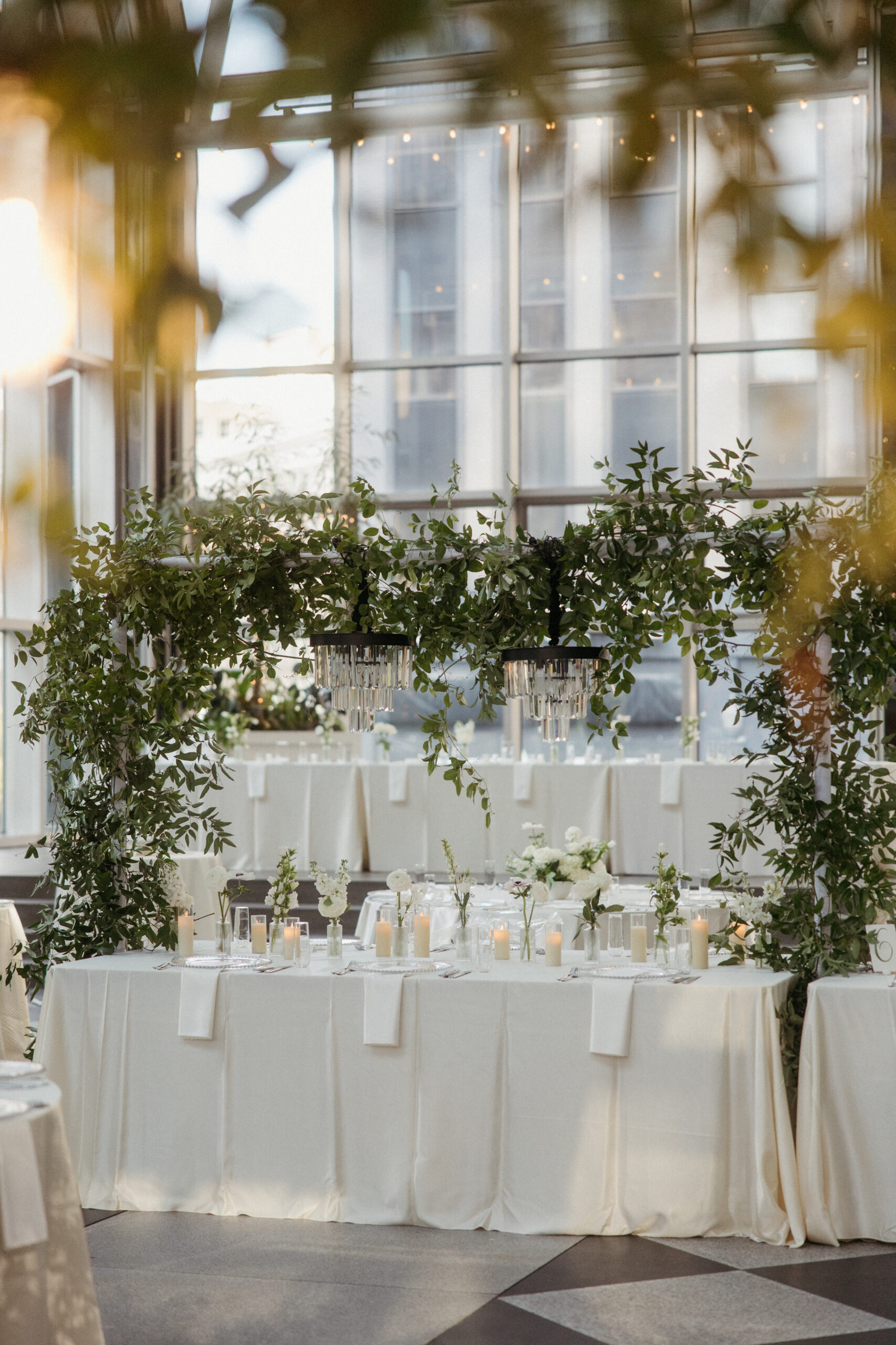 elegant wedding details at PPG Wintergarden Pittsburgh